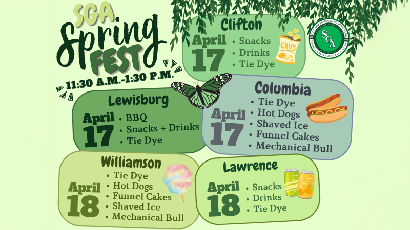 SGA Spring Fest (Williamson and Lawrence)