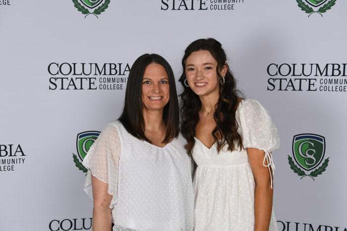 Pictured (left to right): Lawrence County graduates Crystal Addington and Annalee Smith.