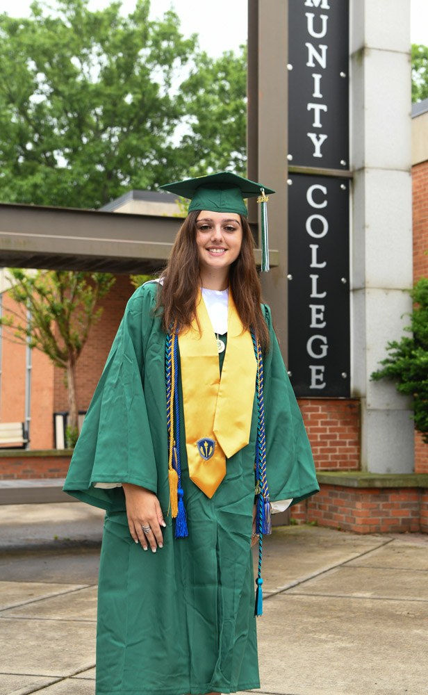 Shelbyville native Anna Grace Magee graduated with an Associate of Applied Science degree in veterinary technology. A Tennessee Promise and dual enrollment student, she is a member of the Tennessee Veterinary Technicians Association and the Student Chapter National Association of Veterinary Technicians in America. She has held internships at Lewisburg Animal Hospital, Fayetteville Animal Hospital and Tennessee Equine Hospital Main. Next, she plans to transfer to Middle Tennessee State University to complete her bachelor’s degree in agriculture animal science and eventually hopes to attend veterinary school. “I really like my program and the friends I’ve met there,” she said. “It almost feels like a family—very family oriented. I really enjoyed my anatomy with Dr. Anderson. I think that was my favorite class out of all of them.”