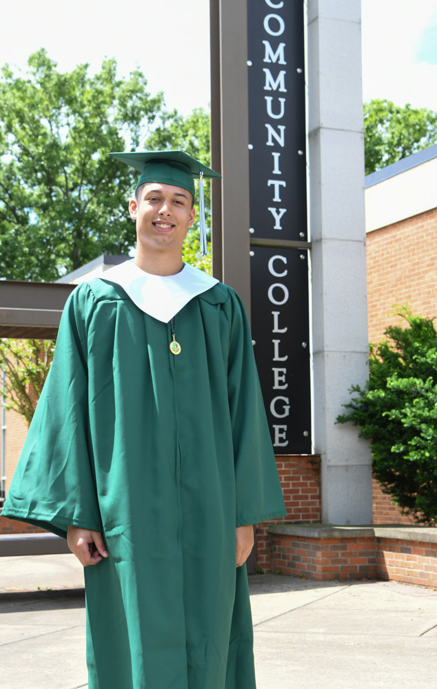 Loretto native Tabias Sirmones graduated with a university parallel (general transfer) Associate of Science degree. A Tennessee Promise and dual enrollment student, Sirmones decided to attend Columbia State when he was offered a basketball scholarship. Next, he plans to join the State Trooper Academy and eventually work for the State of Tennessee. “Columbia State has professors that want to see you get better every day,” he said. “If you have trouble with an assignment, the professor with talk you through the steps to complete it, and will help you with anything you ask.”