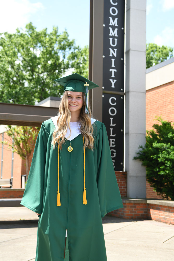 Washington native Kori Harshman graduated Cum Laude with an Associate of Science degree in pre-physical therapy. During her time at Columbia State, she was a member of the women’s soccer team. Next, she plans to transfer to Dakota Wesleyan University in South Dakota to eventually complete her master’s degree and become a certified athletic trainer. “I chose Columbia State because I thought I would be introduced to new cultures that I hadn’t yet been exposed to since I grew up in the Pacific Northwest and was never exposed to much outside of my hometown,” she said. “Another reason I chose Columbia State was because when I visited, I fell in love with the town of Columbia, and all the staff that I had spoken and interacted with were all so nice. I just knew that it was going to be a great experience coming here. Columbia State did a great job at preparing me for my future. They provided me with a great foundation for successful studying habits, and overall, just how to be a good student and person overall. The staff have always been so helpful when it comes to becoming a better student and are always looking for opportunities to help their students thrive.”