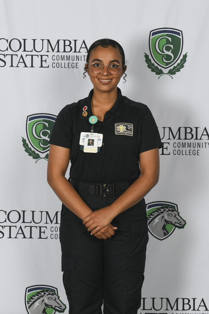 Wayne County paramedic graduate Jazmin Powell-Van Alstine. 